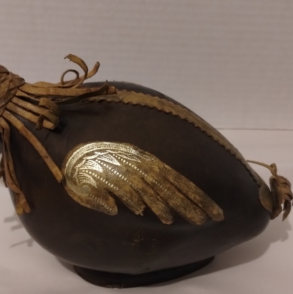 Vintage Leather Goose Decanter - Picture 2 of 11